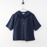 ：2019SS MARGARET HOWELL マーガレットハウエル LIGHTWEIGHT LINEN リネンセーラーカラーブラウス