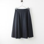 ：2018AW MARGARET HOWELL マーガレットハウエル FINE WOOL POPLIN ロングスカート