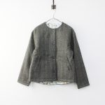 ：2019AW LAVENHAM ラベンハム STUSTON リバティ リバーシブル ノーカラー ジャケット