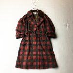 ：COMME des GARCONS コムデギャルソン ダブルブレスト チェックトレンチコート