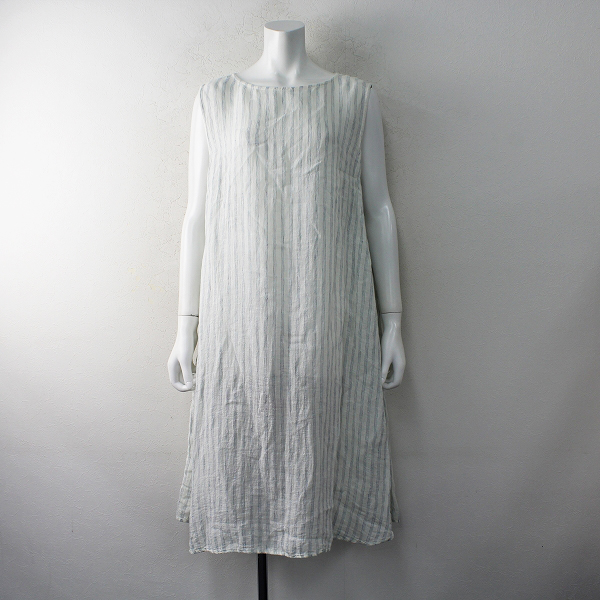 2020SS nest Robe ネストローブ 01202-1050 リネンガーゼストライプ 
