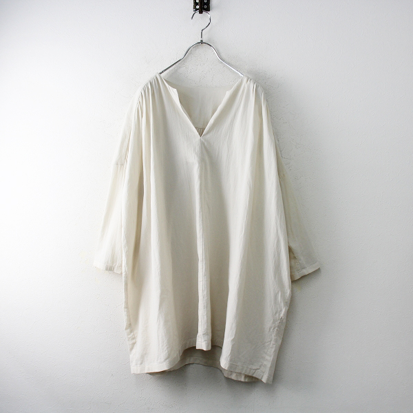 2022SS evam eva エヴァムエヴァ E221T143 cotton tunic コットン ...