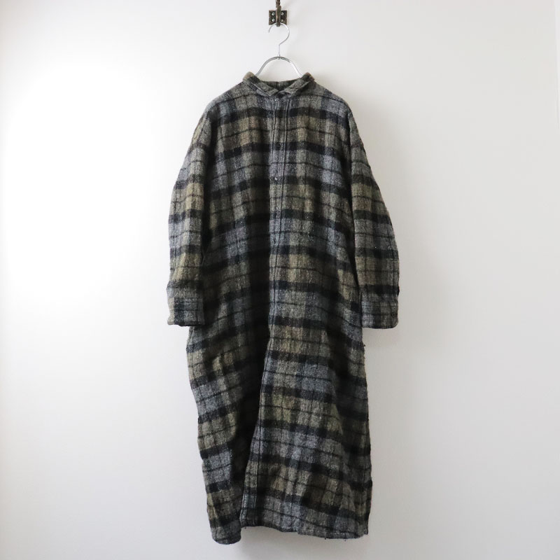 オールドマンズテーラー R&D.M.Co- ウールリネンタータンチェック  