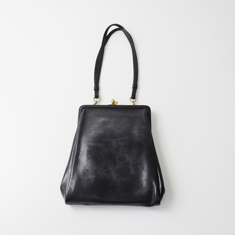 アーツ&サイエンス ARTS&SCIENCE レザー がま口 ハンドバッグ  