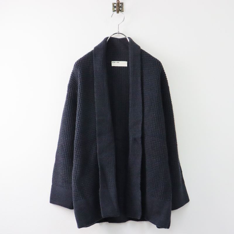 エヴァムエヴァ evam eva カシミヤ100% ショールカラー カーディガン 