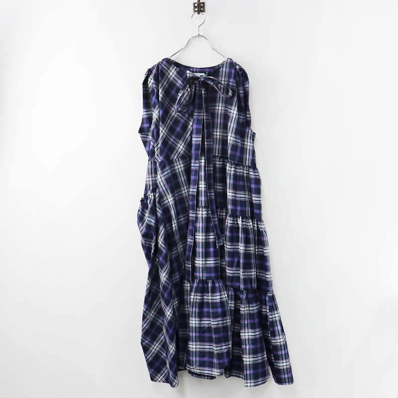 フーフー foufou check dress “hsu” チェックドレス「スー  