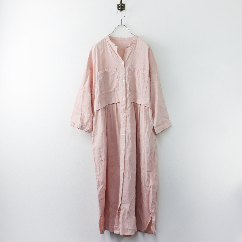 2023AW ネストローブ nest Robe UpcycleLino スキッパーシャツ 