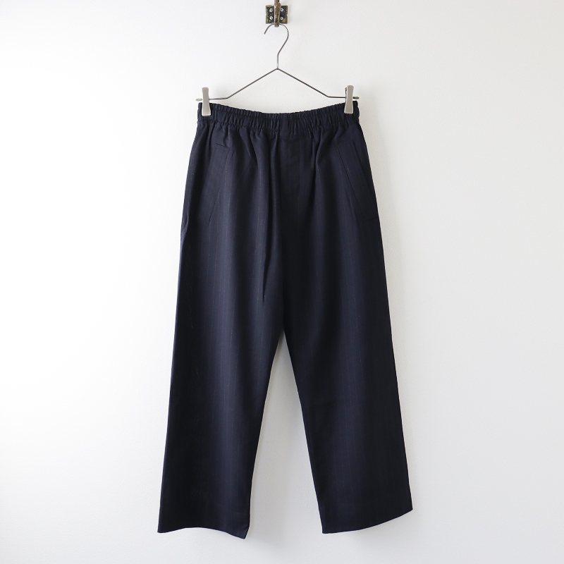 2023SS マーガレットハウエル MARGARET HOWELL X Lovat WOOL PINSTRIPE  