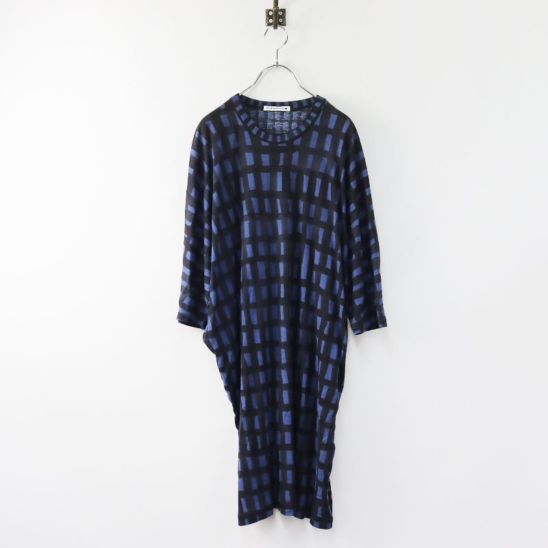 ミナペルホネン mina perhonen sora check ワンピース « ナチュラル  