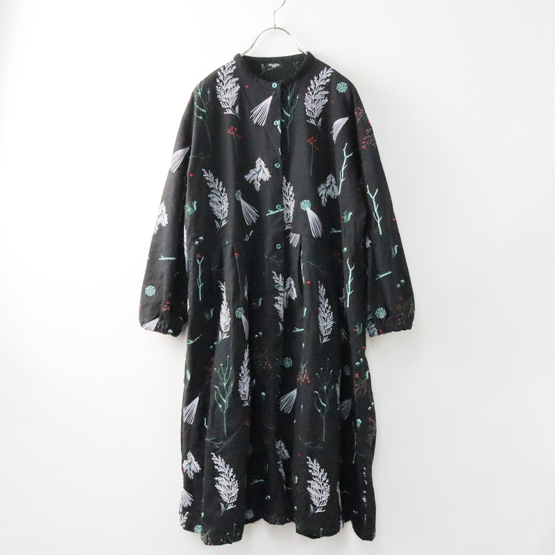 マーブルシュッド marble SUD EMB BRANCH 刺繍 ワンピース 