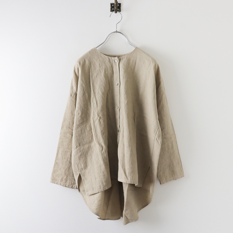 2023 エヴァムエヴァ evam eva ウォーターリネンシャツ water linen  