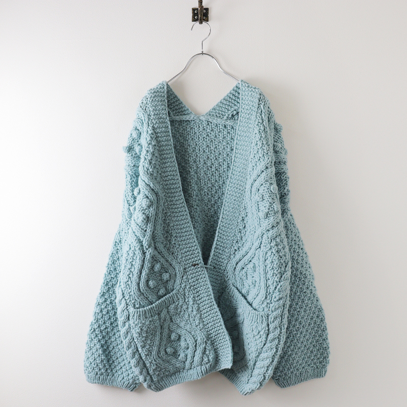 2023AW ネストローブ nest Robe ペルーニット ポップコーンケーブル  