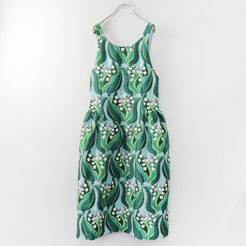 2023SS プープレ peu pres すずらんジャカード ワンピース  