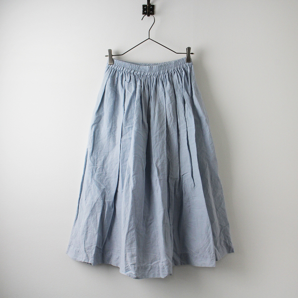 jujudhau ズーズーダウ リネンコットン ギャザースカート « ナチュラル  