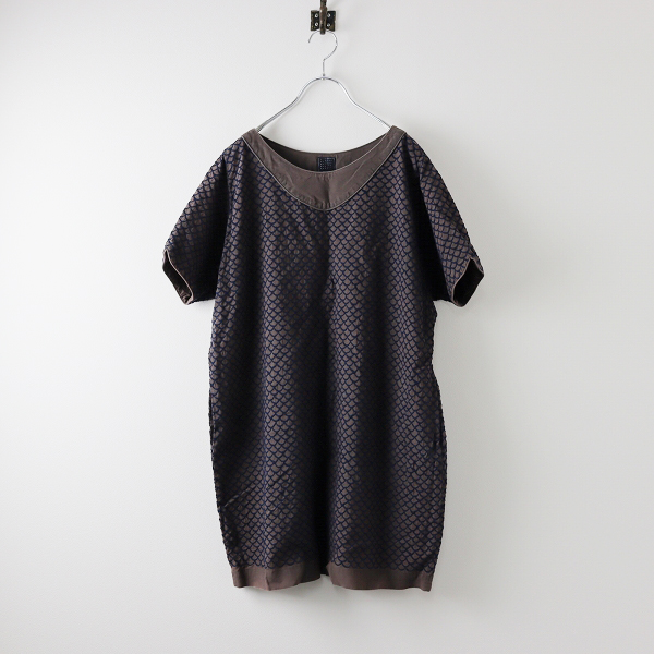 mina perhonen ミナペルホネン mermaid 刺繍 コットン ワンピース  