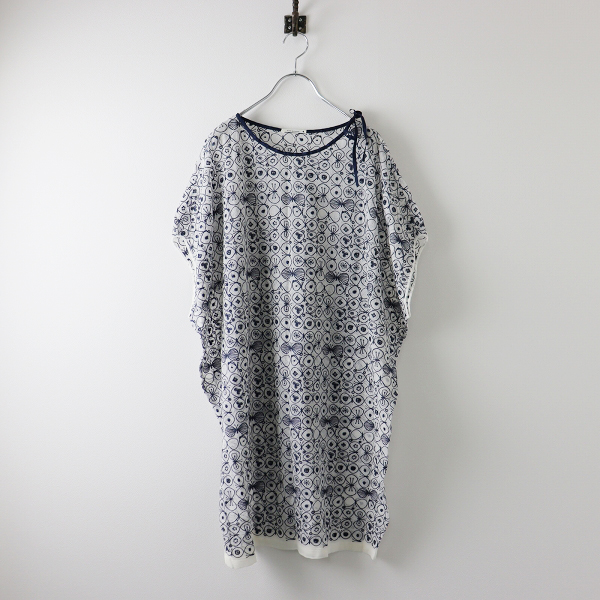 mina perhonen ミナペルホネン party 刺繍 コットン ガーゼ ワンピース 