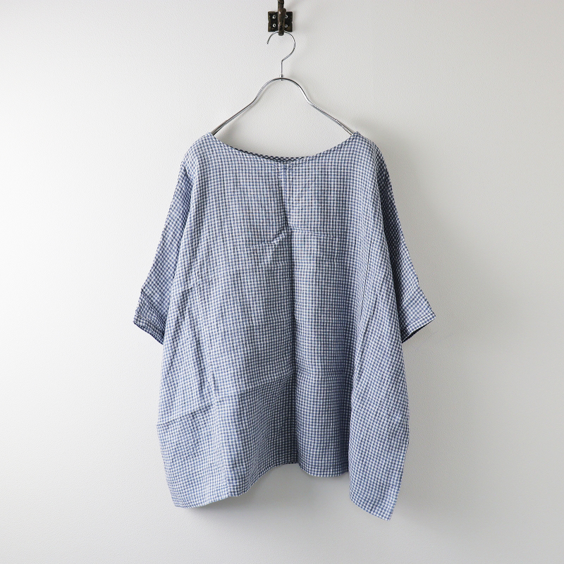 ネストローブ nest Robe 2023SS リネン ドルマンスリーブ2wayブラウス 
