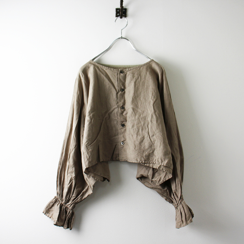 ネストローブ nest Robe 2023SS UpcycleLino キャンディスリーブ2way 