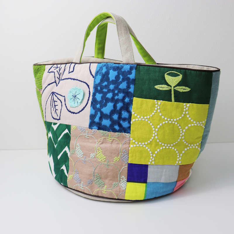 ミナペルホネン mina perhonen basket bag piece バスケットバッグ 