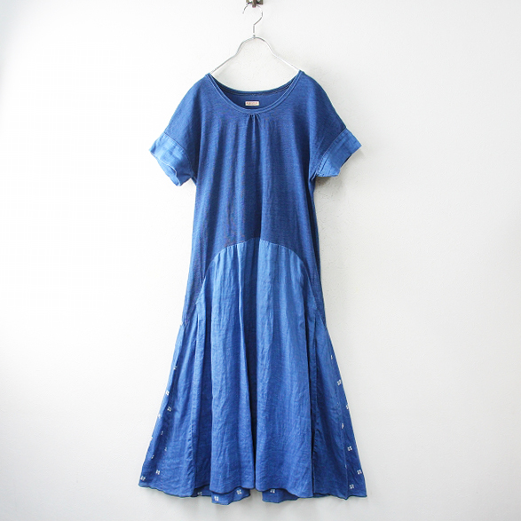 KAPITAL キャピタル IDG 天竺×キャンペーンドット オーロラワンピース  