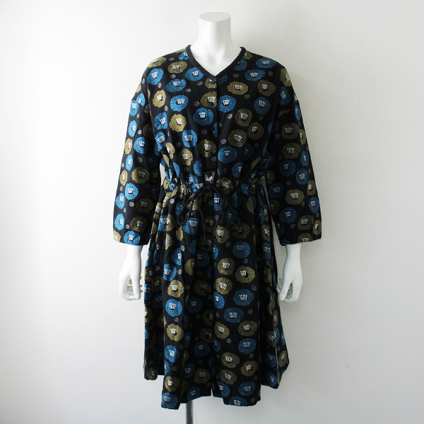 marble SUD マーブルシュッド EMB ツバキ 刺繍 ワンピース 