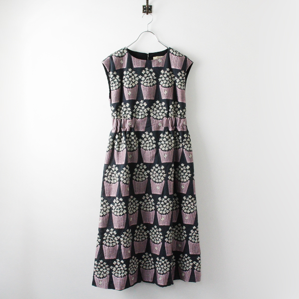 peu pres プープレ ポップコーンジャガードワンピース « ナチュラル  