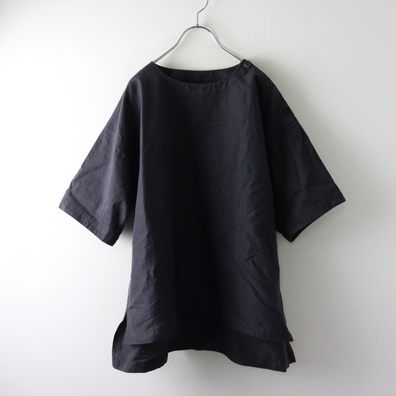TOUJOURTS トゥジュー　ブラウス　Aライン TOUJOURS トゥジュー ピュア シルク チンツプリントクロス
