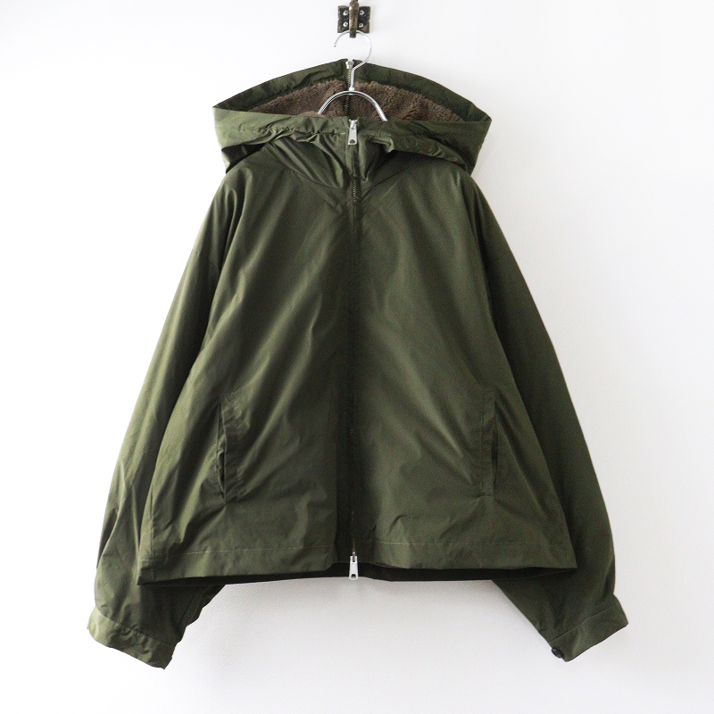 ミズイロインド mizuiro ind バックボアフードジャケット « ナチュラル