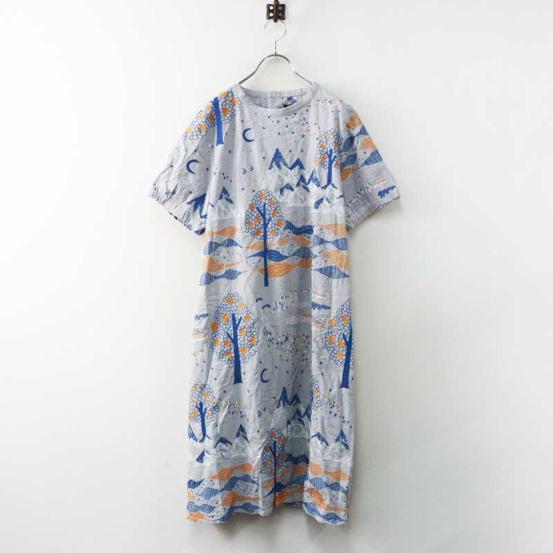 新品 マーブルシュッド ﻿EMB town Lil　フレアワンピース マーブルシュッド marble SUD EMB Hometown Lil フレアOP 刺繍 ロング