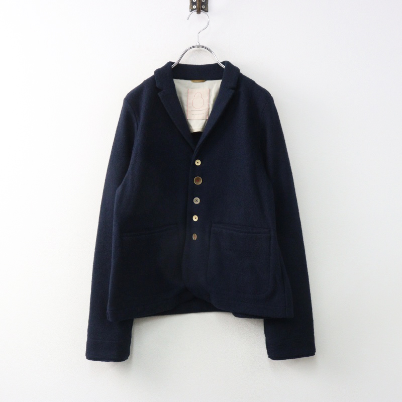 パラスパレス PAL'LAS PALACE 縮絨ウール ショールカラージャケット