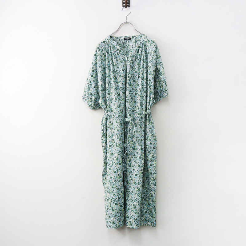 新品　マーブルシュッド　gobelin　スキッパーシャツワンピース マーブルシュッド marble SUD floral raicho ショートスリーブ