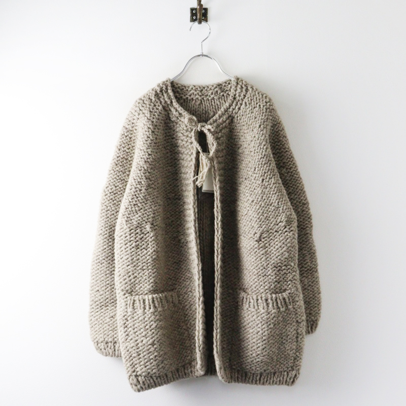 ネストローブ nest Robe ペルーウールニットカーディガン « ナチュラル